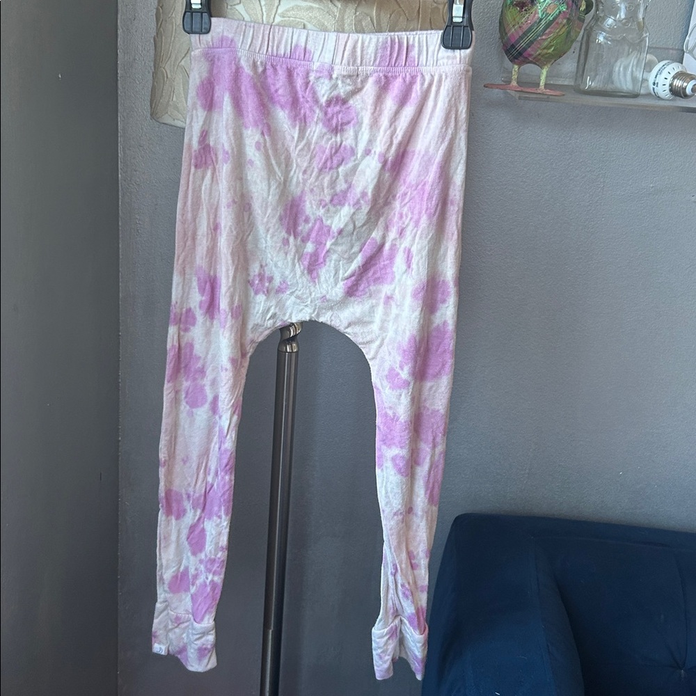 little moon society pink tied dyed lounge pants - Picture 4 of 6
